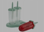 ERNESTO Foremki do robienia lodów, mrożenia musów owocowych - 3 szt