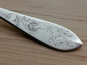 ŁYŻECZKA DO KAWY FILIŻANKI MONOGRAM SREBRO PRÓBA 813 FINLANDIA 1952r