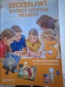 Szczęśliwi którzy szukają prawdy podręcznik do religii kl.5 w bdb stanie!! 