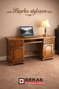 Stylowe Nowe Biurko 170` (2s-2D) Dąb Rustiklany Producent BEKAS Meble 