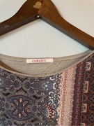 Koszulka Camaieu S kremowa beż