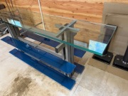 szafka hifi metal szkło 