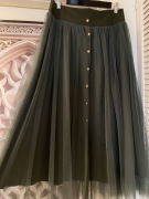 Spódnica Maxi Tiulowa - Unikatowa barwa 