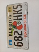 Zawieszka metalowa replika kopia tablica rejestracyjna Florida 31x15,5 cm