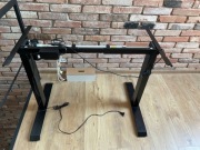 2 stelaże do biurka elektrycznego (z regulacją wysokości) + organizer kabli