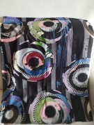 Nowy szal multi kolor koła 70 cm x 180 cm prezent