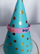 Bransoletka dziecięca z bajki Bluey Bingo Różowa