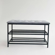 Półka pod buty 80 cm. Kolor szary