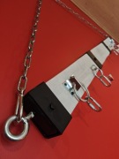 Belka Shibari / belka BDSM 120 cm – Brzoza + Czarne Płaskowniki – Premium 