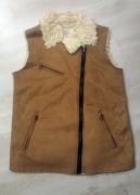 Futerko Zara kamizelka futro damska futrzana bezrę