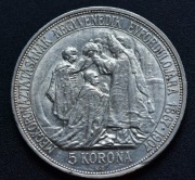Franciszek Józef I, 5 koron 1907 K.B., Kremnica