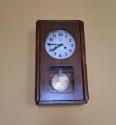 Zegar wiszący metron PRL, Vintage