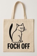 Torba bawełniana z nadrukiem Foch Off