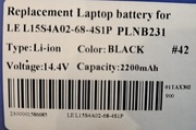 Bateria do laptopów IBM, Lenovo litowo-jonowa 2200 mAh Polion
