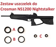 Zestaw uszczelek do Crosman NS1200 Nightstalker (Benjamin) Ph 1, 2b, 3 