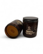 Świeca z naturalnego wosku pszczelego w słoiku 250ml Zielony Świecownik