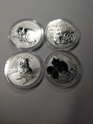 Srebrne monety Quokka 4 uncje