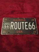 Replika kopia tablica rejestracyjna Illinois USA R66 30x15 cm