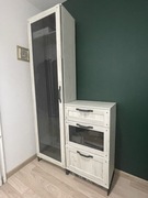 Wysoka szafa do przedpokoju Agata Meble