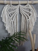 MAKRAMA SKRZYDŁA modna zawieszka ozdoba na ścianę