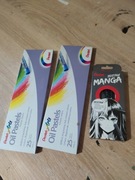 Farby akrylowe nowe i €żywane plus płutno 