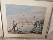 Pastele obraz "Nadbrzeże Blekinge"  Carl Richard