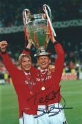 Teddy SHERINGHAM oryginalny autograf! MAN UNITED
