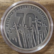 10 zł 70 Rocznica Zbrodni Katyńskiej 2010r