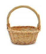 Kosz uniwersalny rattan brązowy