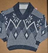 Vintage sweter męski z akrylu S