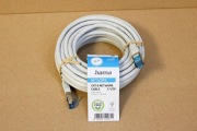 Nowy Kabel Sieciowy LAN Ethernet Hama CAT 6 F/UTP 10m - Ekranowany