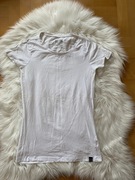 Bluzka damska koszulka z krótkim rękawem Tshirt biały Big Star M