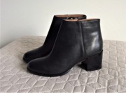 Eleganckie skórzane botki H&M, Premium Selection