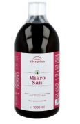 MikroSan – postbiotyk, ekstrakty z 24 ziół i 31 szczepów bakterii, 1000 ml