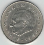 Niemcy NRD DDR 20 marek 1972 A - Wilhelm Pieck - 33 mm - nr 2