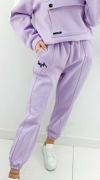 Ocieplane spodnie Fioletowe lilowe