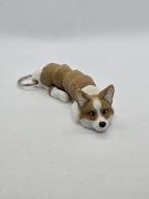 Brelok do kluczy w kształcie pieska Shiba 