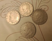 Moneta PRL 10 złotych Sienkiewicz od 1976 do 1983 r. 4 szt.