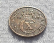 Islandia Ísland Królestwo Chrystian X Glücksburg 2 aurar 1940 N KM#6 Rzadka