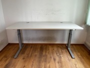 Biurko elektrycznie regulowane BENE - 180x80 - dla wysokich osób