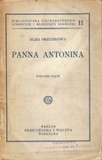 Pani Antonina - Eliza Orzeszkowa. 1930