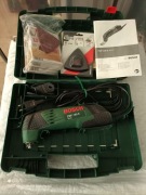 urządzenie wielofunkcyjne Bosch PMF 180 E Multi + stopa YATO + papier śc.