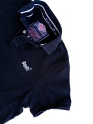 Superdry oryginalna koszulka męska polo, czarna rozm. L/XL