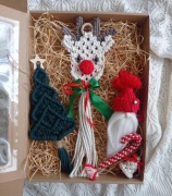 Ozdoby choinkowe box prezentowy 