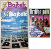 Bajtek nr 3-4,8/1986 (2 numery) + NET World nr 5/1995
