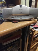 Radio Sony z CD może być na zasilacz lub baterie paluszki