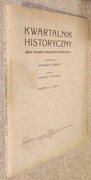 Kwartalnik Historyczny LI zeszyt 4  1937r.
