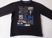 LOSAN SUPER CZARNA BLUZA NADRUK 9-10 LAT 140