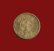 Moneta 1 peseta 1944, Hiszpania