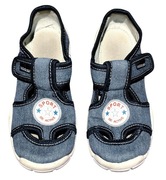 Tenisówki kapcie wsuwane bawełna niebieskie Viggami 33 (20 cm)